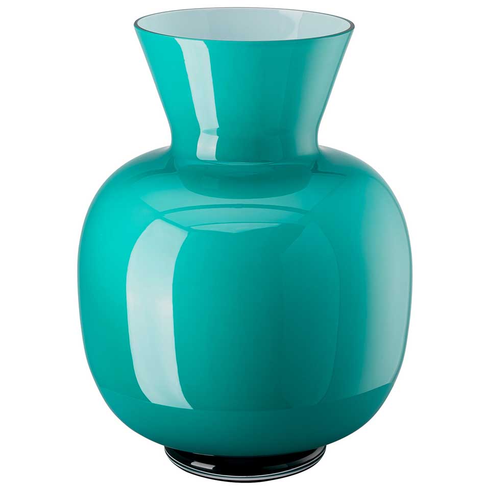 Vase 13 1/4 " Aqua