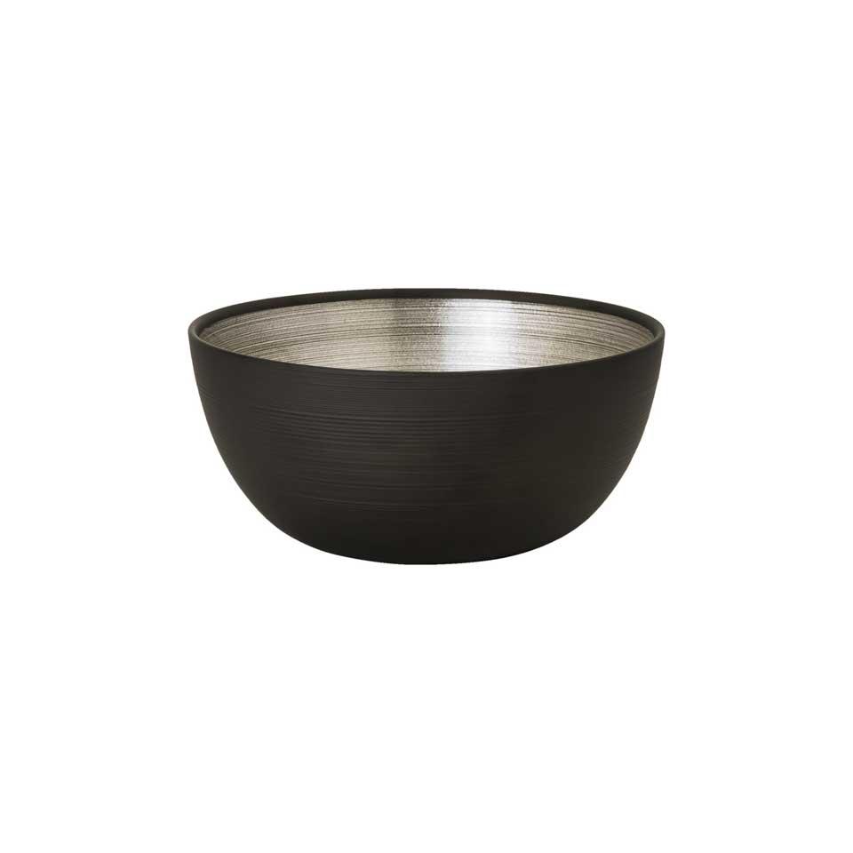 Bowl 8 1/2 in 4 in H Black