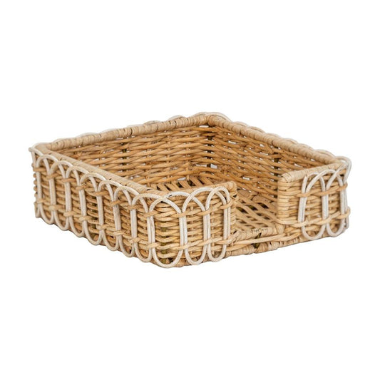 Luncheon Napkin Holder - Whitewash