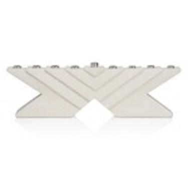 Frank Lloyd Wright "X" Menorah 14" W X 4"T