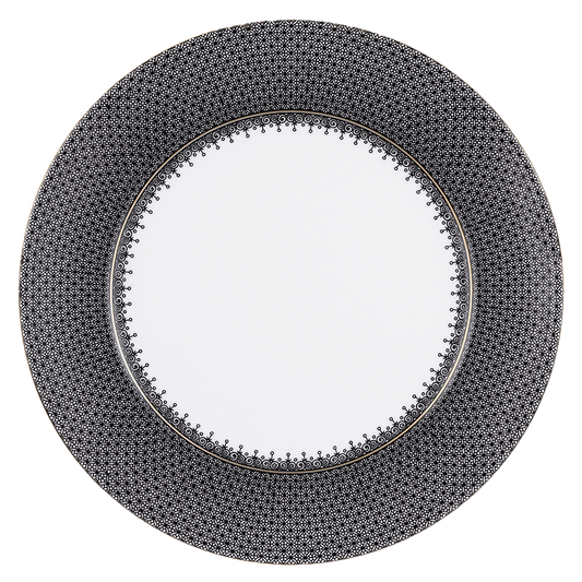 Black Lace Service Plate