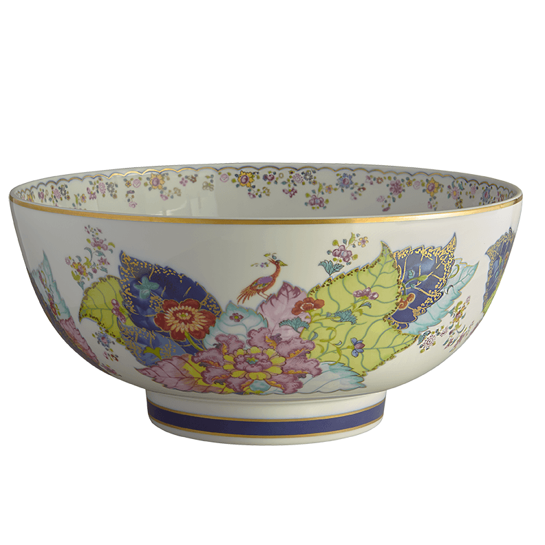 Tobacco Leaf Punch Bowl
