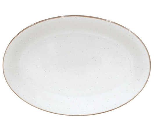 Oval Platter 18", White