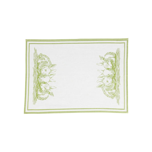 Green Bunny Dish Towels - Set of 2