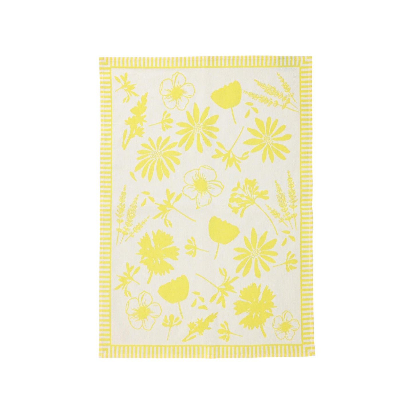 Yellow Florals Dish Towels - Set of 2