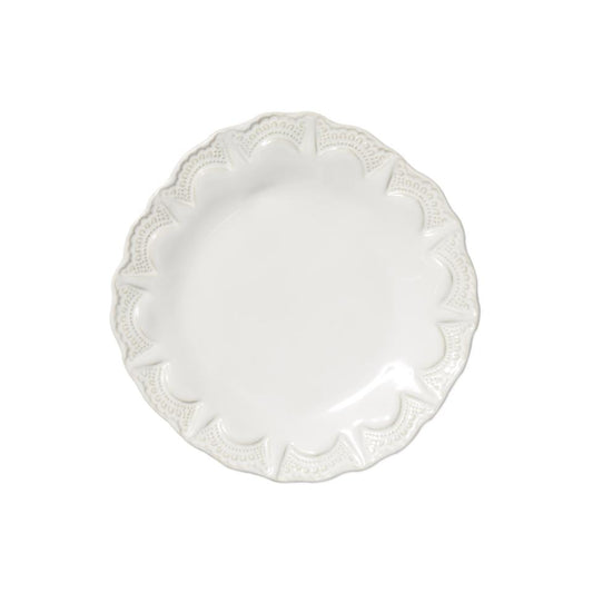 White Lace Salad Plate