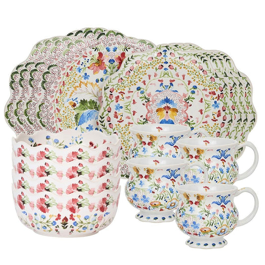 16pc Place Setting - Multi