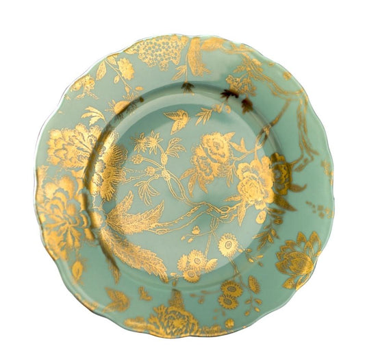 Turquoise & Gold accent plate