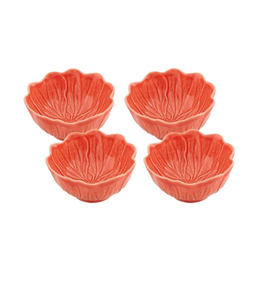 Small bowl, Set of 4 - FLORA Salmon