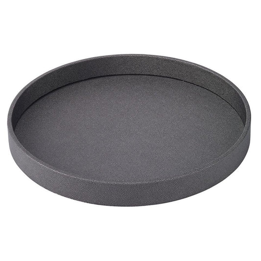 Charcoal Round Tray