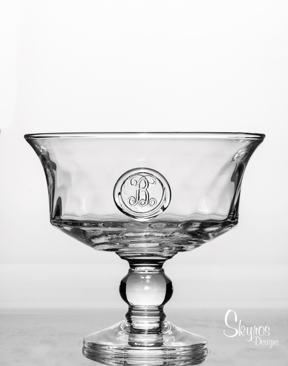 Compote - Hand Stamped Initial