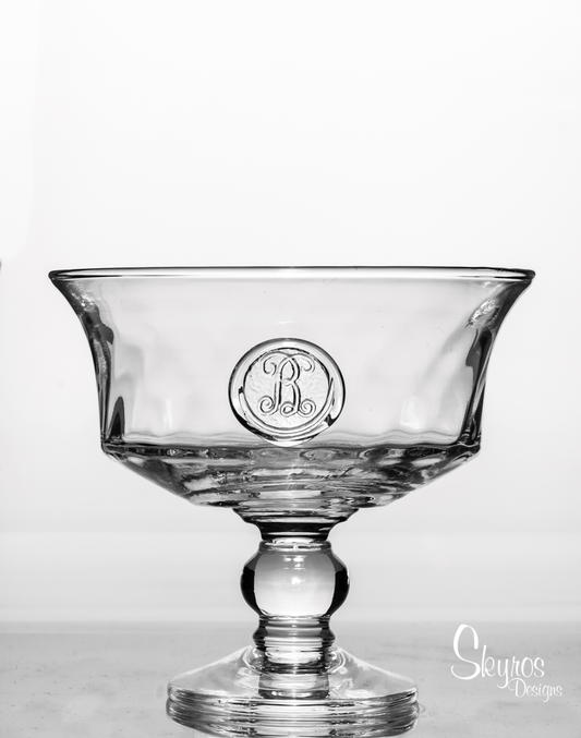 Compote - Hand Stamped Initial