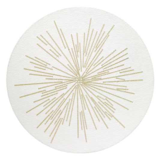 Champagne 15" Rd Mat p/4