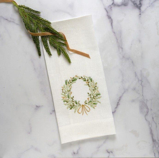 Farmers Market Wreath, White (Multi)
