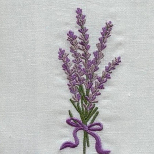 Lavender Bouquet, White (Purple)