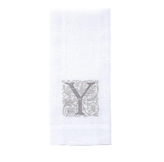 Monogram Linen Towels
