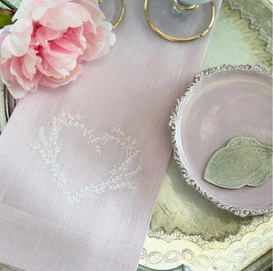 Vineyard Heart, Lilac (White)