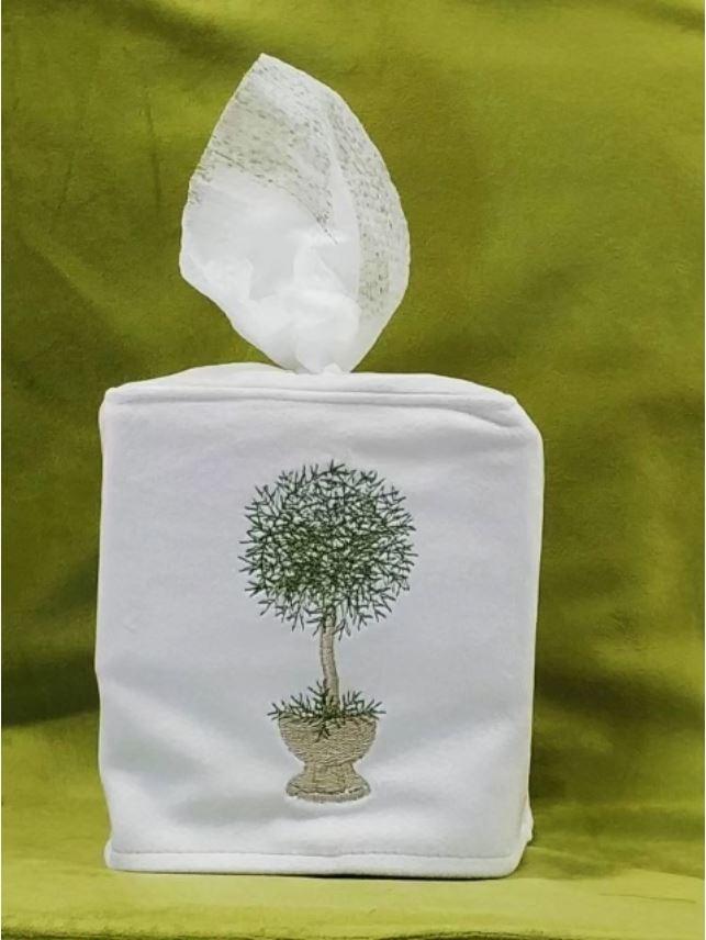 Herb Topiary Tissue Box Cover