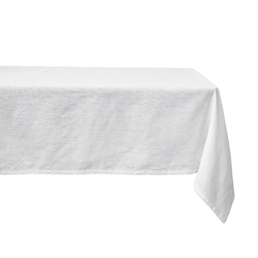 Berry Scallop 60" x 120" Tablecloth - White