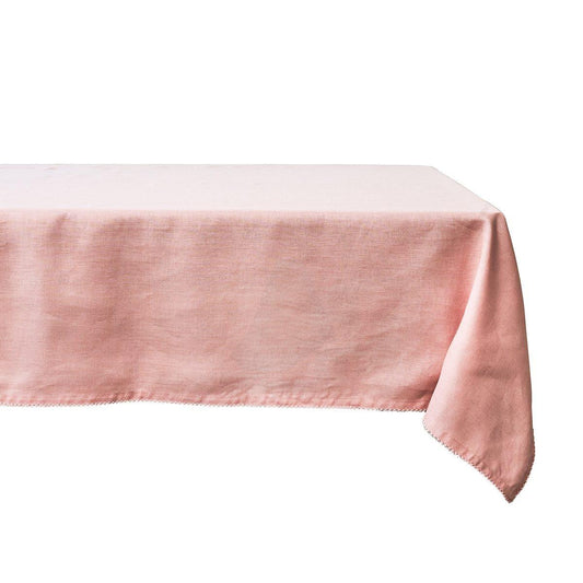 Berry Scallop 60" x 120" Tablecloth - Pink