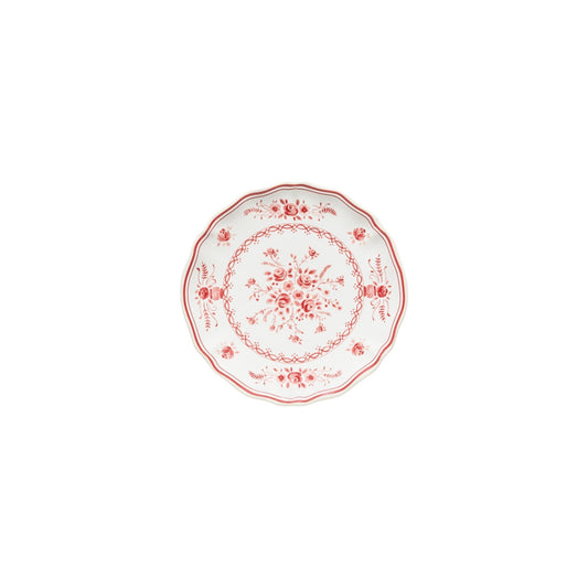 Appetizer plate, White-red