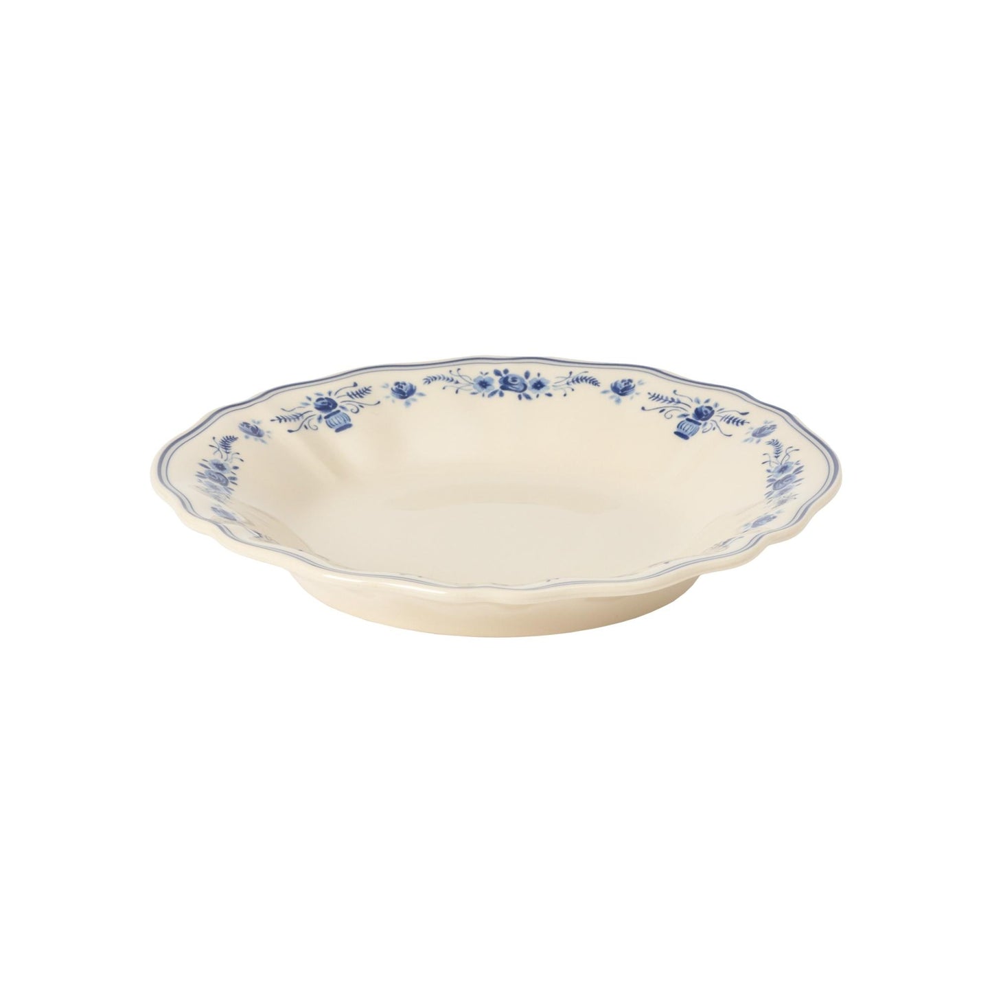 Soup/pasta plate, Beige-blue