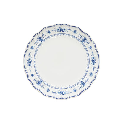 Dinner plate, White-blue