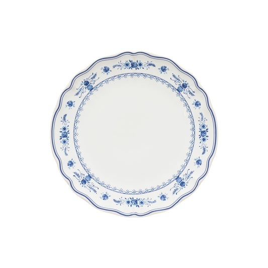 Dinner plate, White-blue