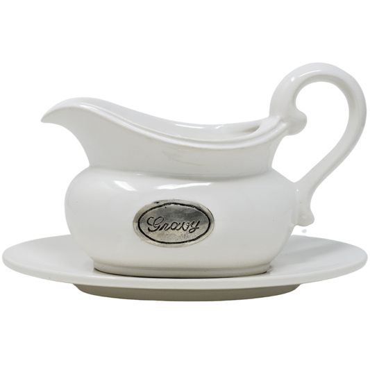 Tuscan Gravy Boat with Saucer