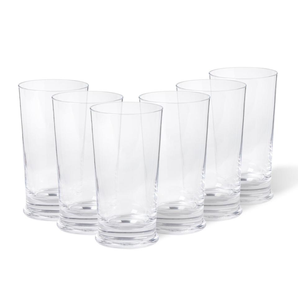 Set/6 highballs 24 OZ, Clear