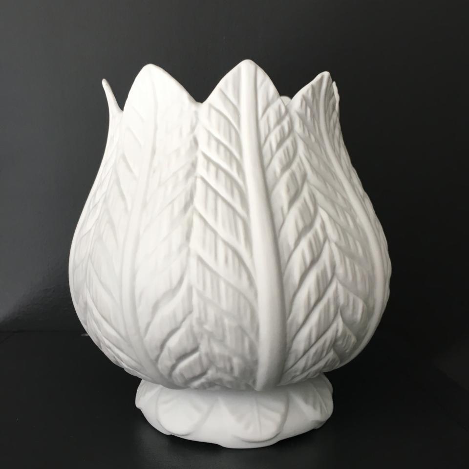 Tulipe unglazed votive