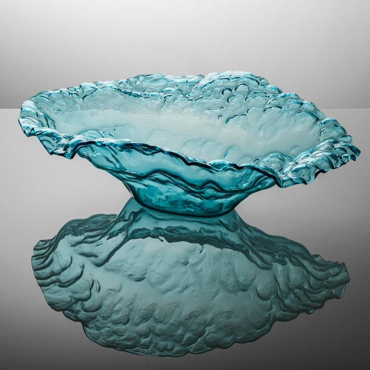 28 x 20 x 8 " Water Bowl Sculpture - Ultramarine series of 500
