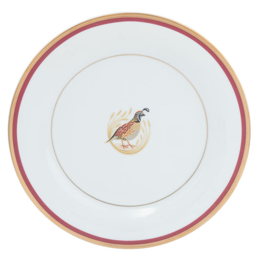 Charlotte Moss Quail Well Charger Gold
