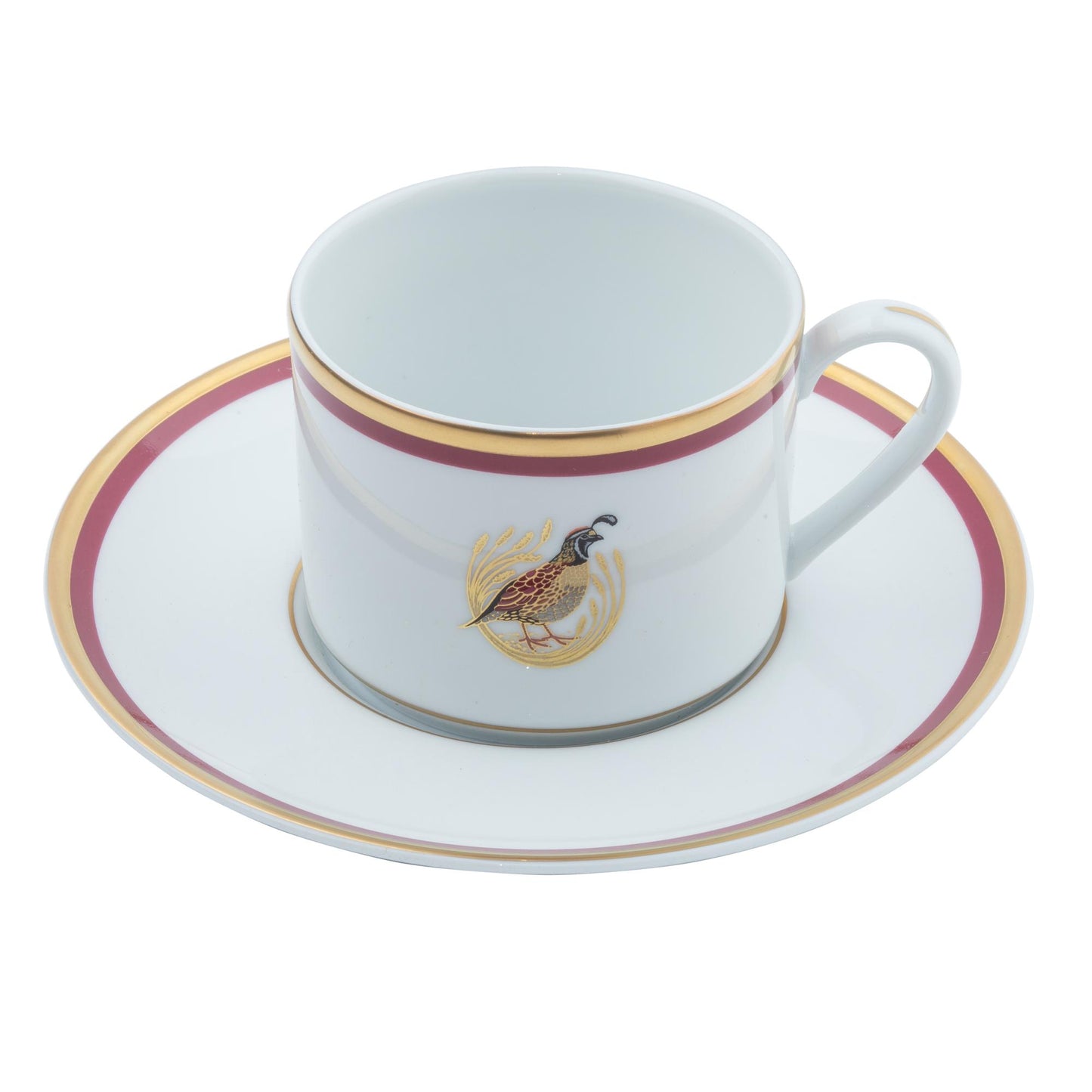 Charlotte Moss Quail Tea Cup Saucer