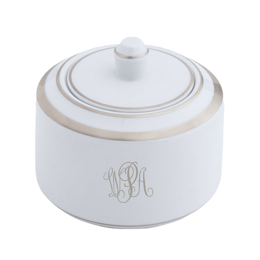 Can Sugar Dish and Cover