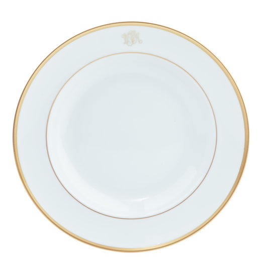 Charger Plate- Monogram Rim