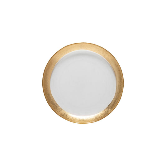 Glass band salad plate