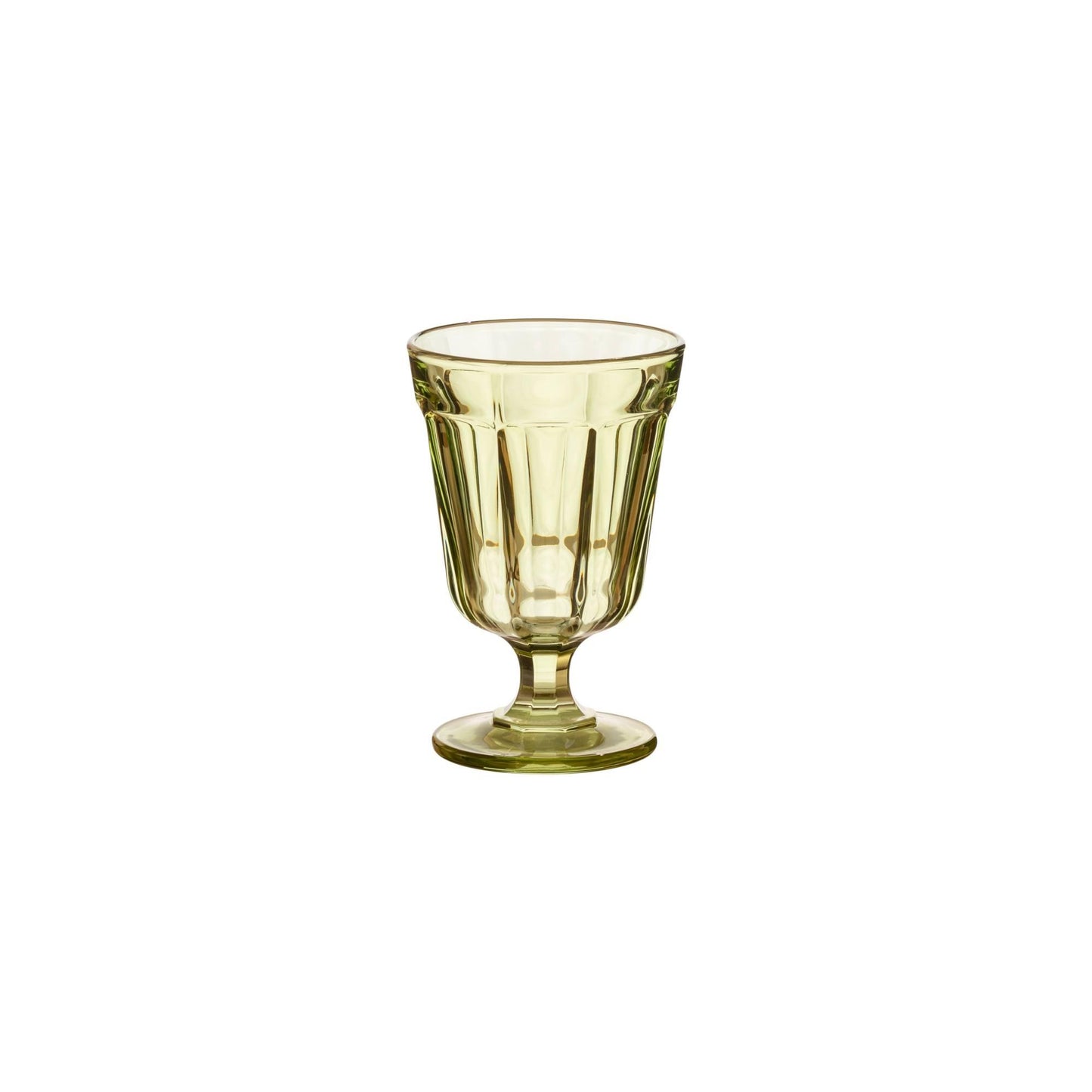 Water glass, Bottle green