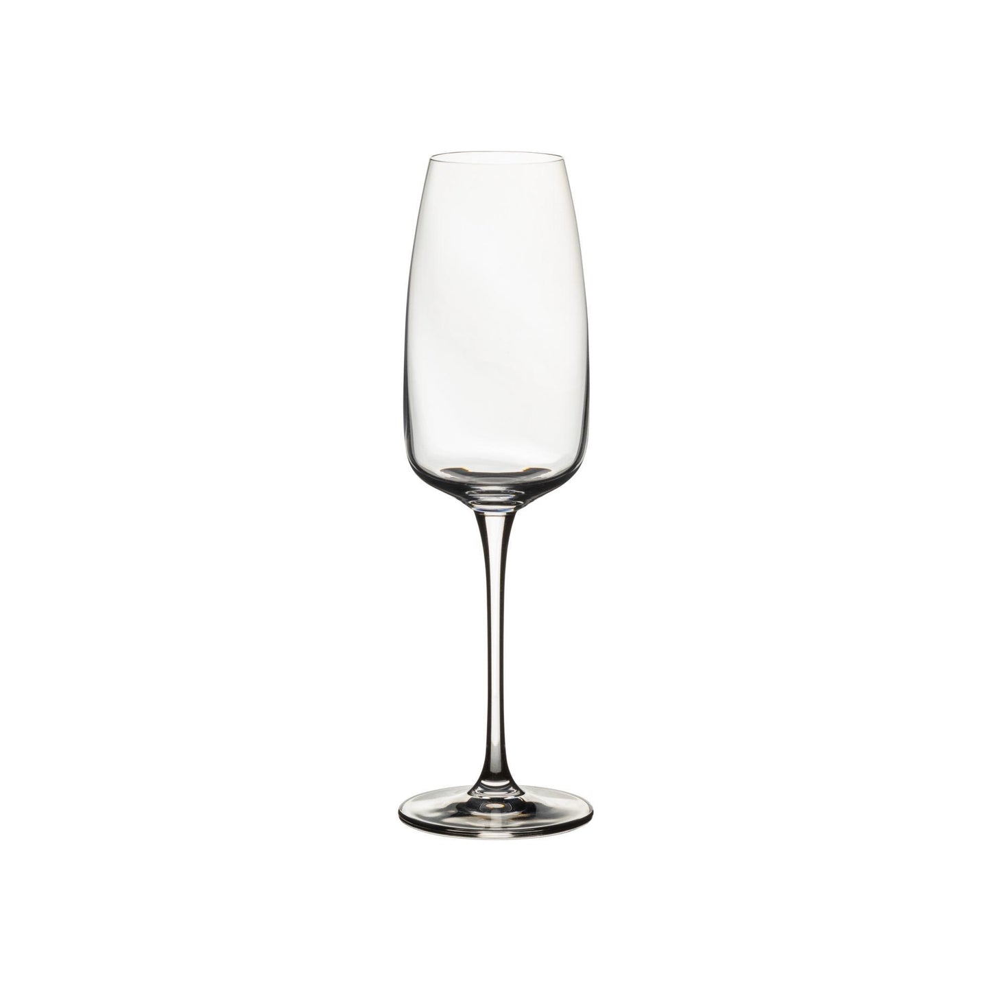 Flute glass, Clear