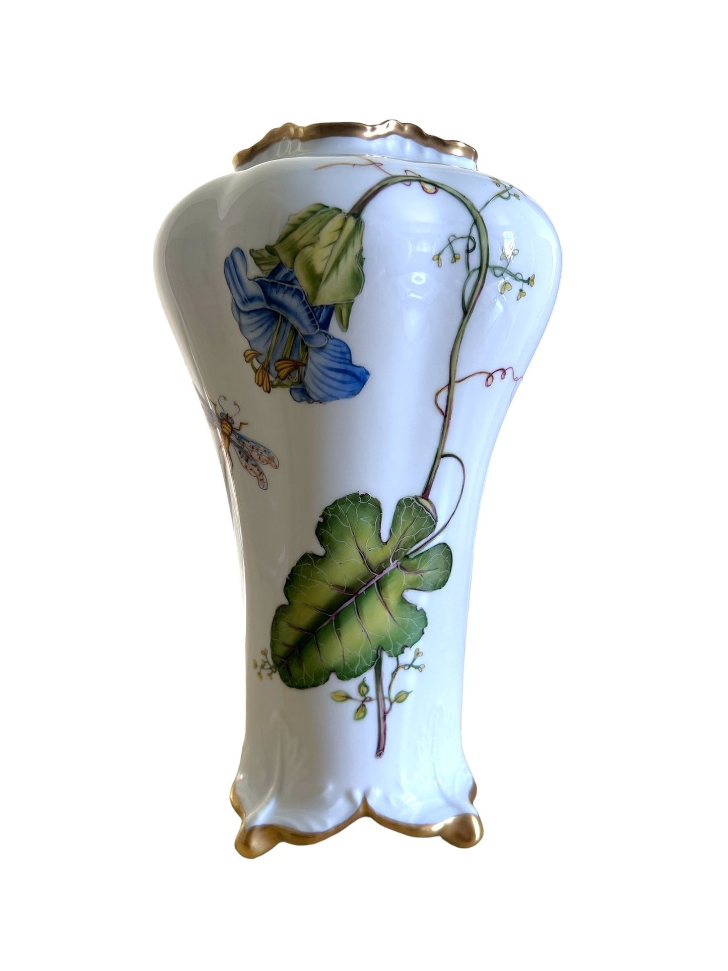 Blue Flower Antique Vase