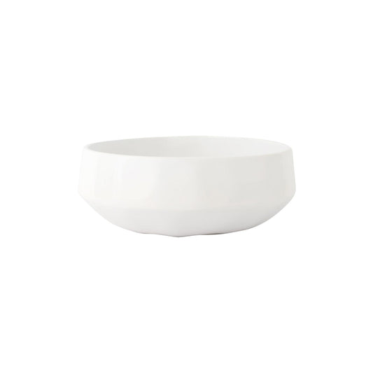 White Organic Medium Serving Bowl
