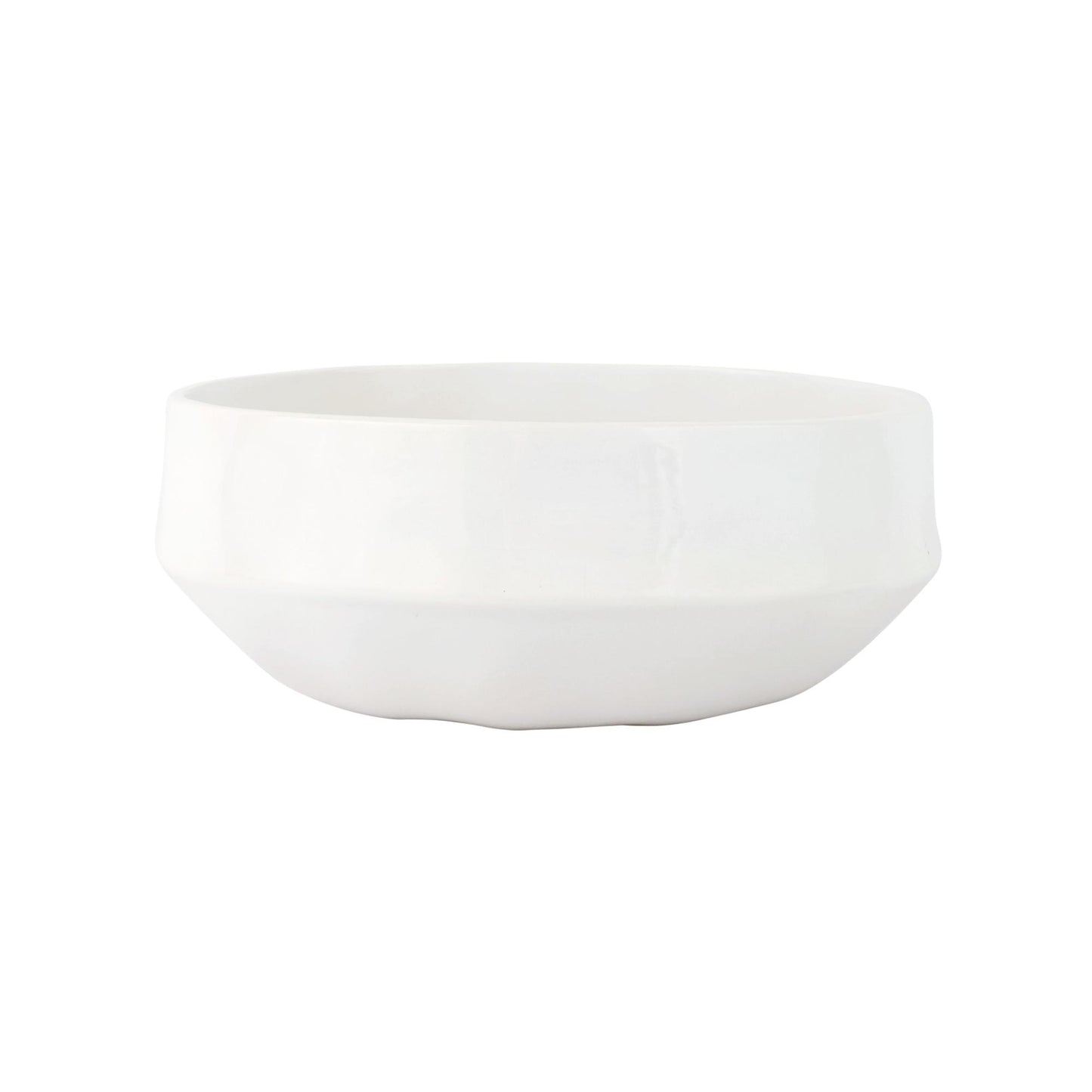 White Organic Large Serving Bowl