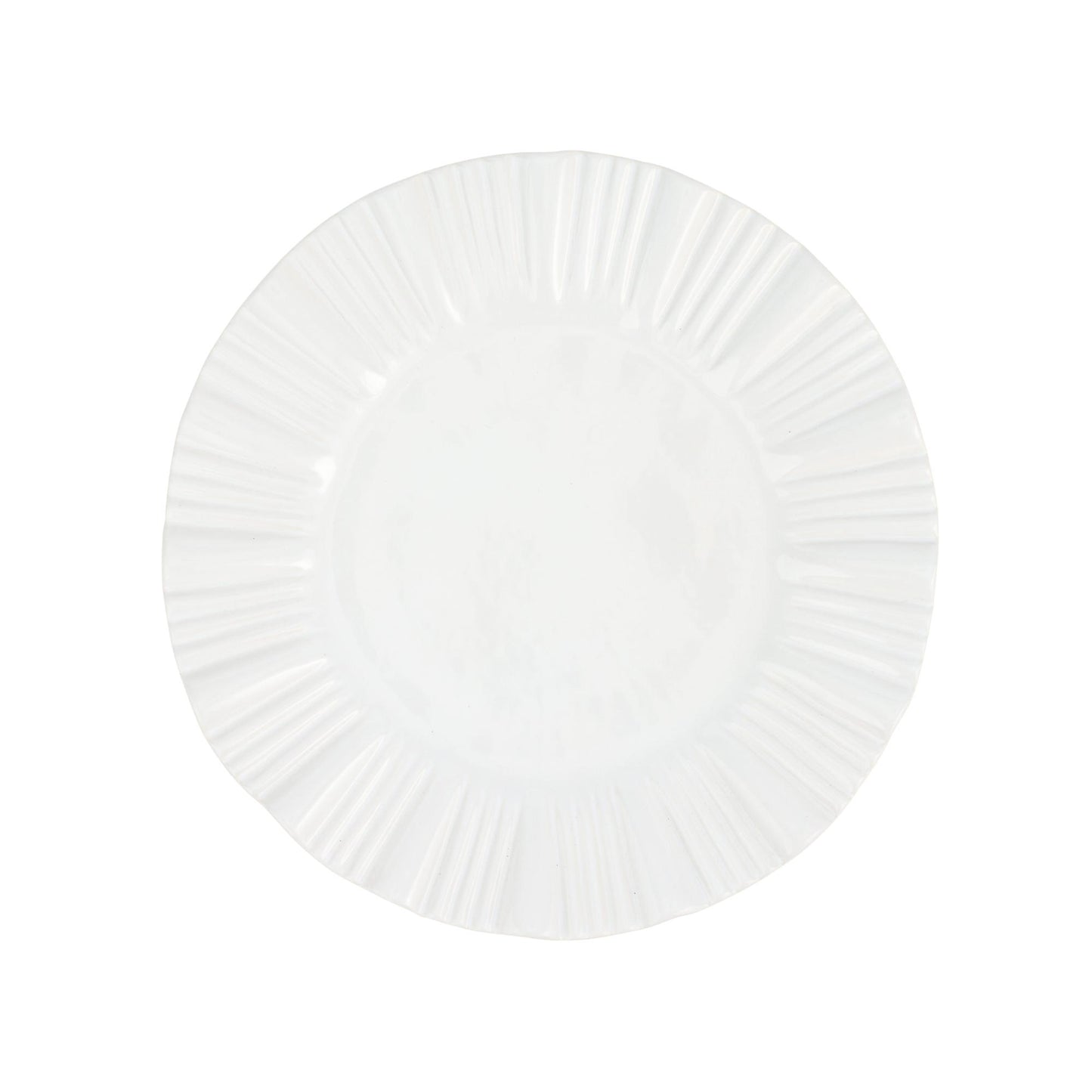Bari White American Dinner Plate