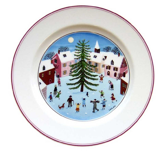 Naif Christmas Salad Plate
