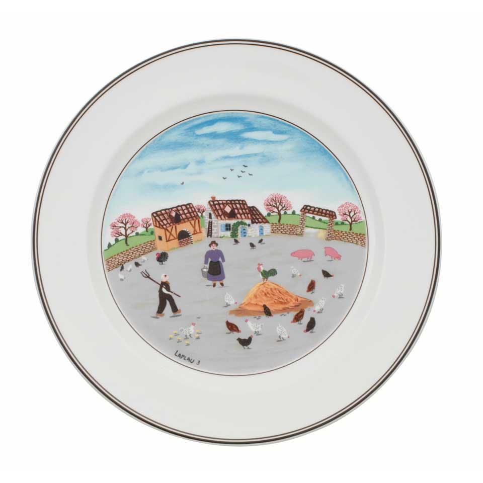 Dinner Plate 3 Country Yard