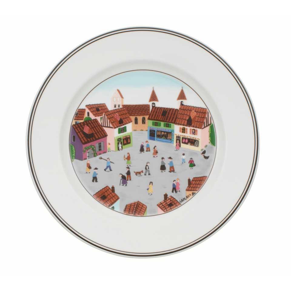Salad Plate 4 Old Village Square