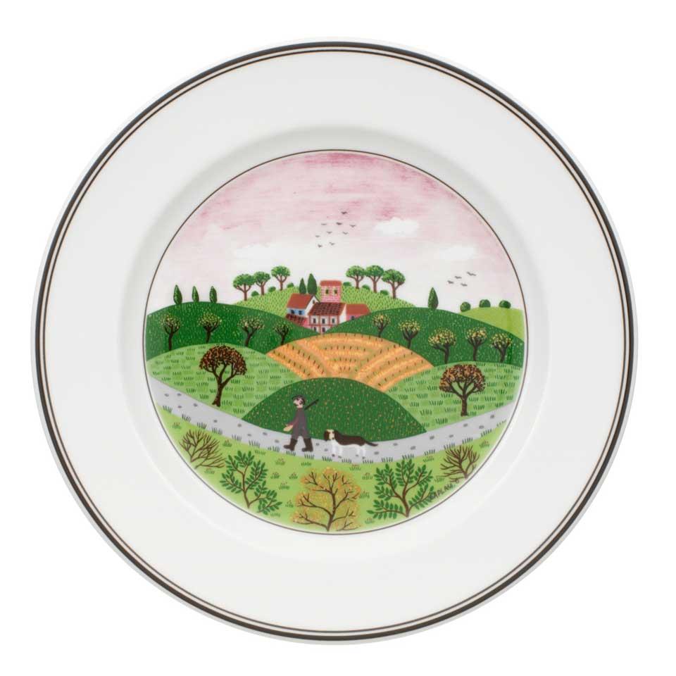 Salad Plate 6 Hunter & Dog