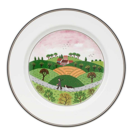 Salad Plate 6 Hunter & Dog