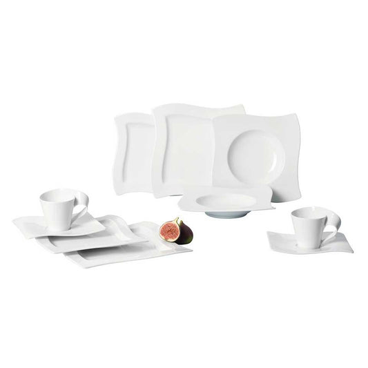 30 Piece Set 6 x Dinner, Salad, Rim Soup, Tea Cup, Tea Saucer