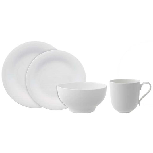 4 Piece Place Setting Rnd Dinner, Salad, Rice Bowl, Mug